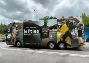 Rotulacion bus vinilo removible promocional walltoprint